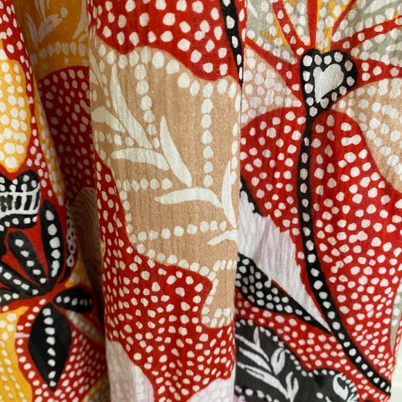 Elizabeth + James Spotted Garden Tie Waist Dress - Picture 6 of 10